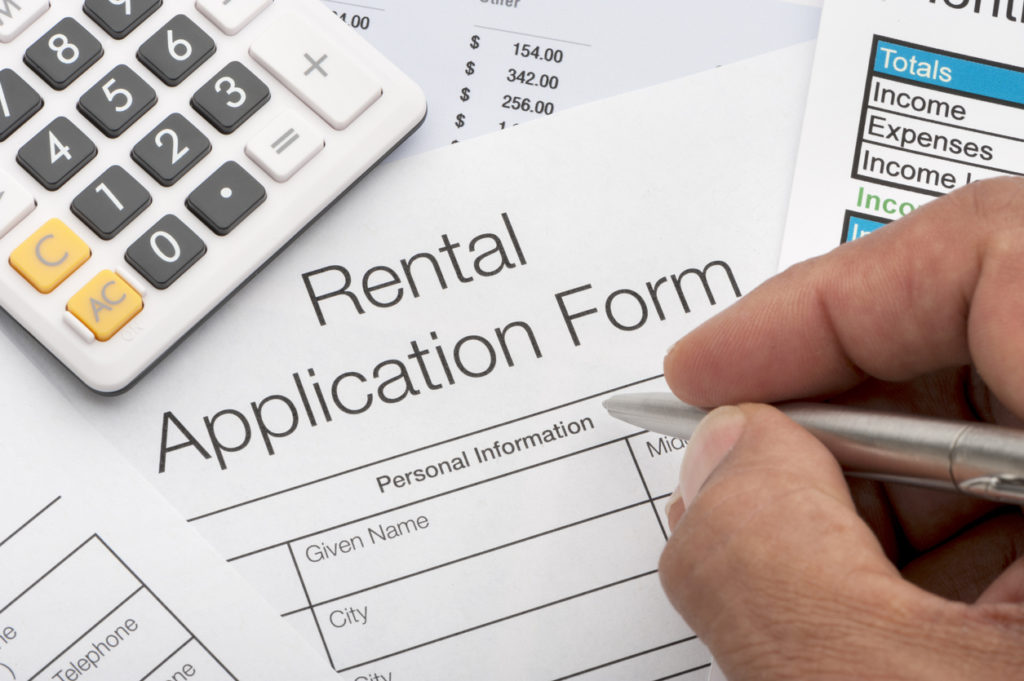 Residential Rental Application Form Template