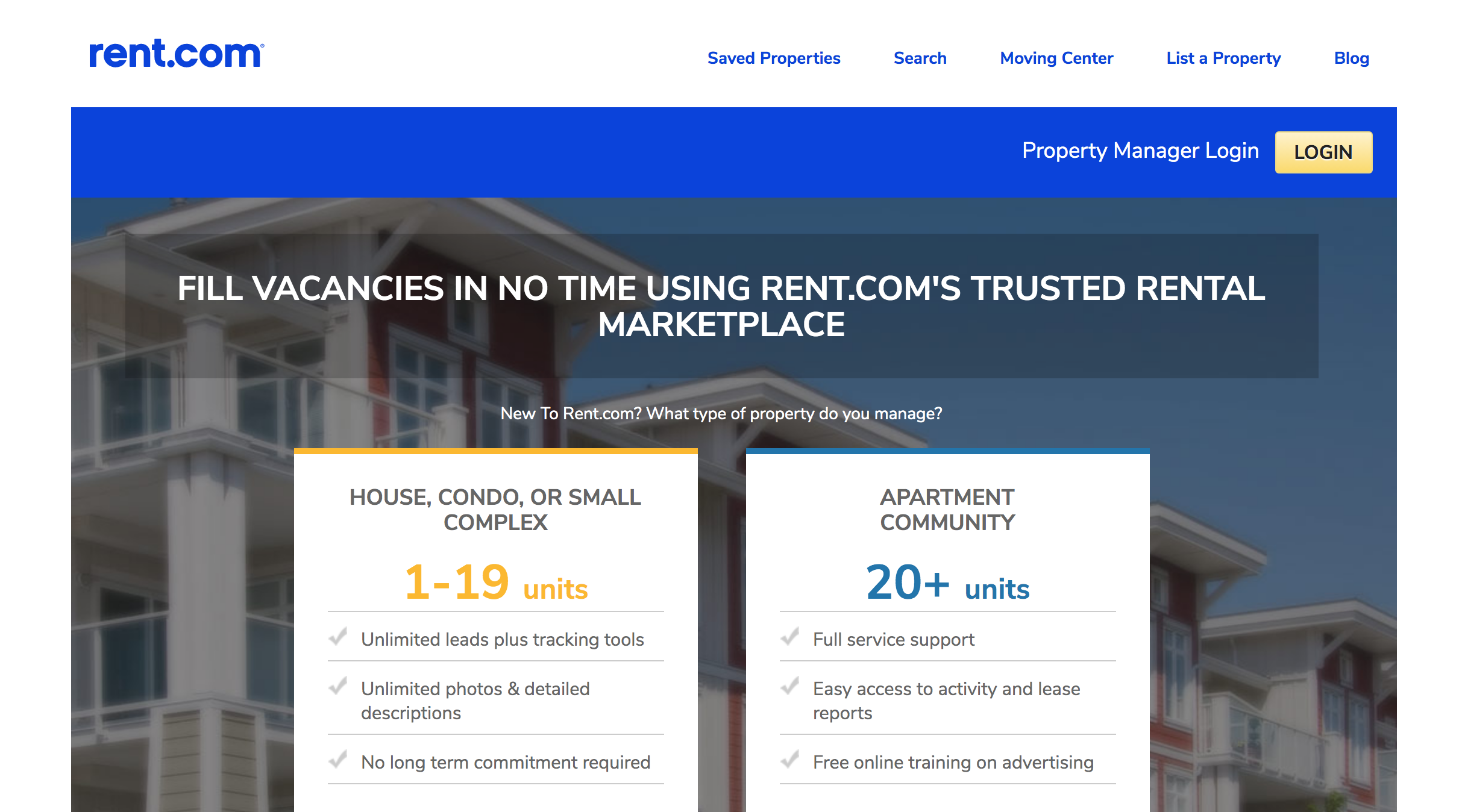 Rent.com Free Rental Listing