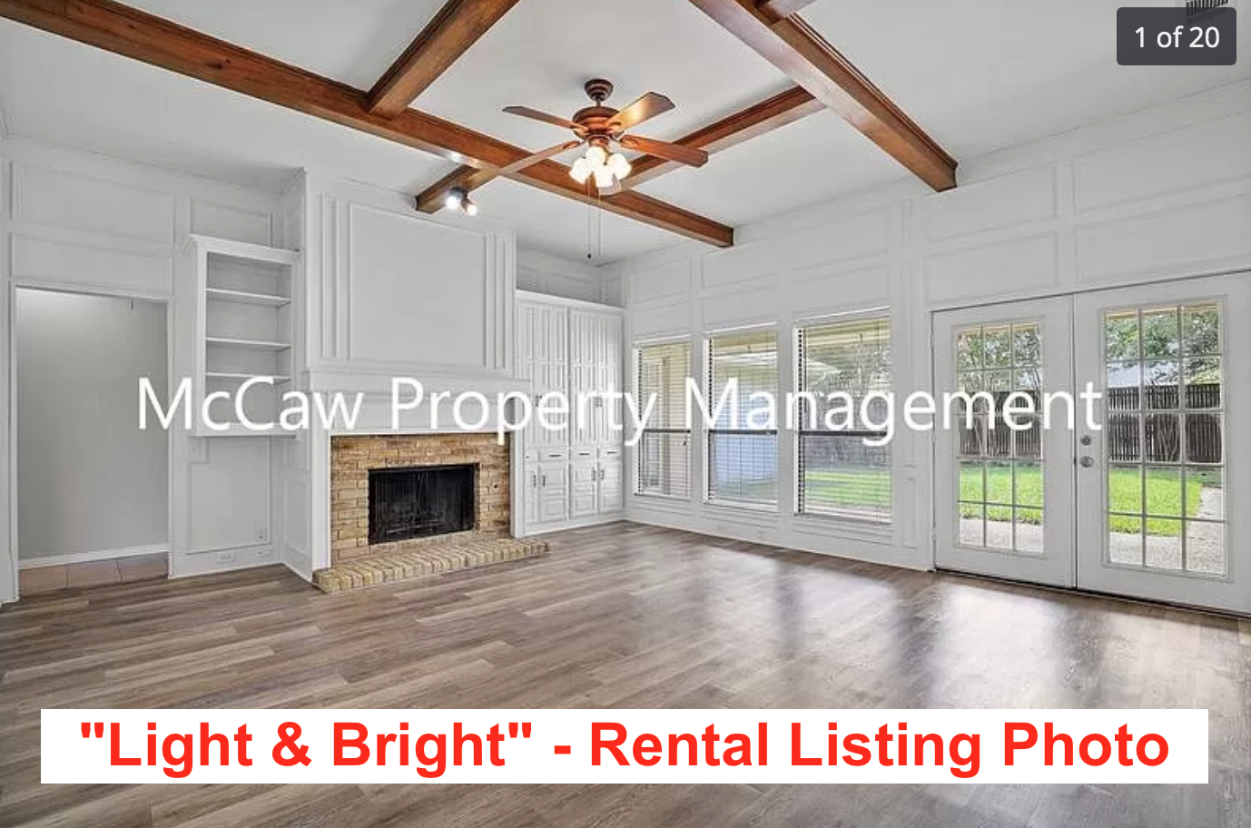 Example of Light and Bright Rental Listing Photograph